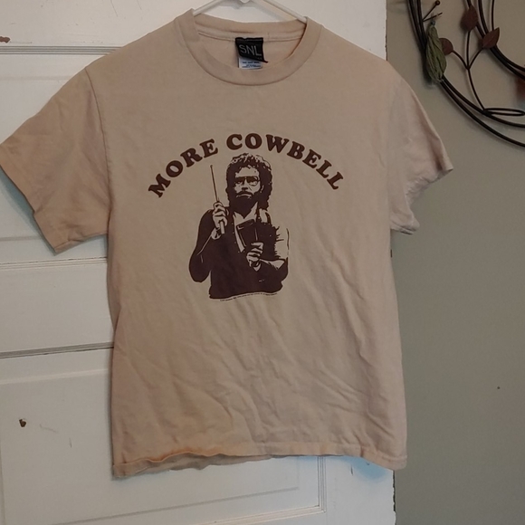 SNL Other - SNL More Cowbell T-shirt Cream Size Small